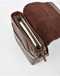 Cobb & Co - Kooyong Jr. RFID Leather Satchel