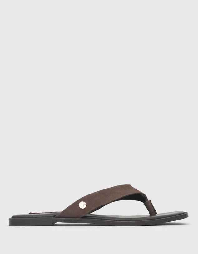 Betts - Sophia Leather Thong Sandals