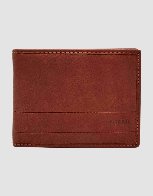 Fossil - Lufkin Brown Wallet