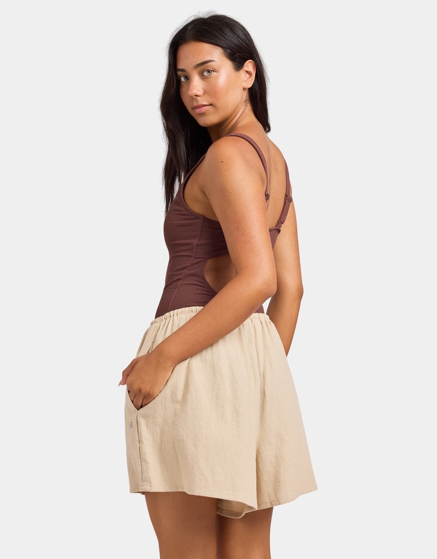 Roxy - Womens Lolani Elastic Waist Shorts