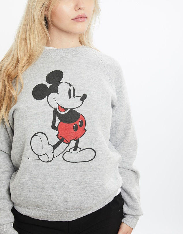 Vintage by The Real Deal - Pre Loved - Vintage 80s Disney Mickey Mouse Sweatshirt