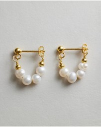 Native Sol - Mickie Pearl Hoops