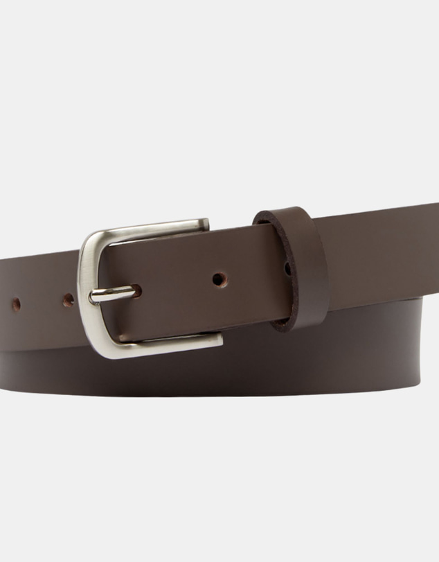 Buckle - Flint. Australian Made Buffalo Leather Belt. 30mm width.