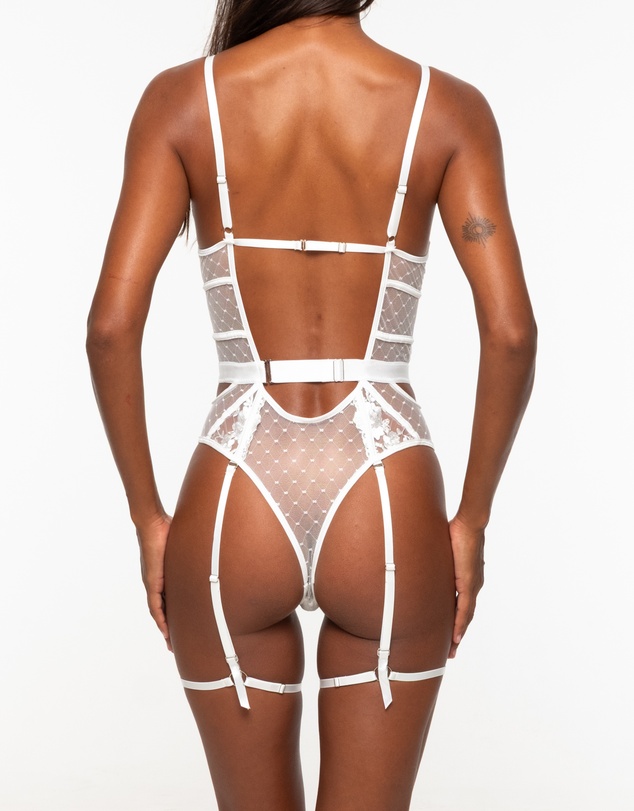 One Empire - Jayda White Bodysuit