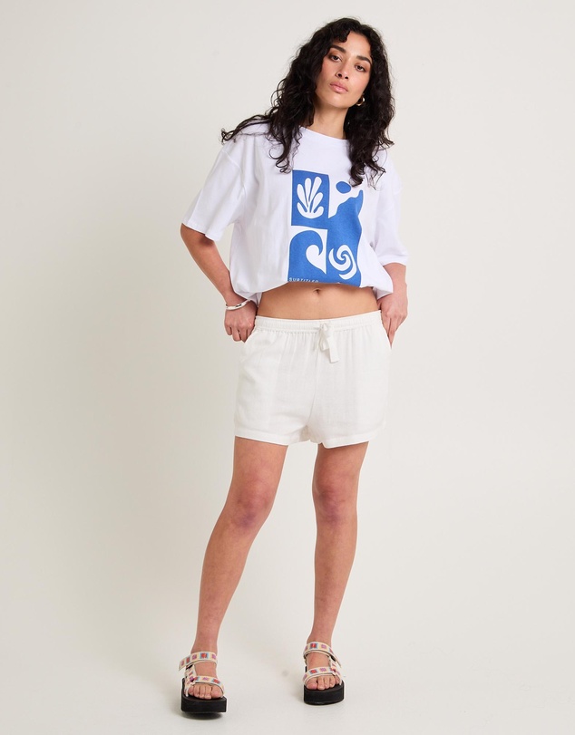 Subtitled - Mila Linen Blend Shorts