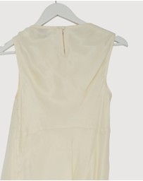 Revibe - Repaired Minima Esenciales Edith Cupro Longline Top - AU 12