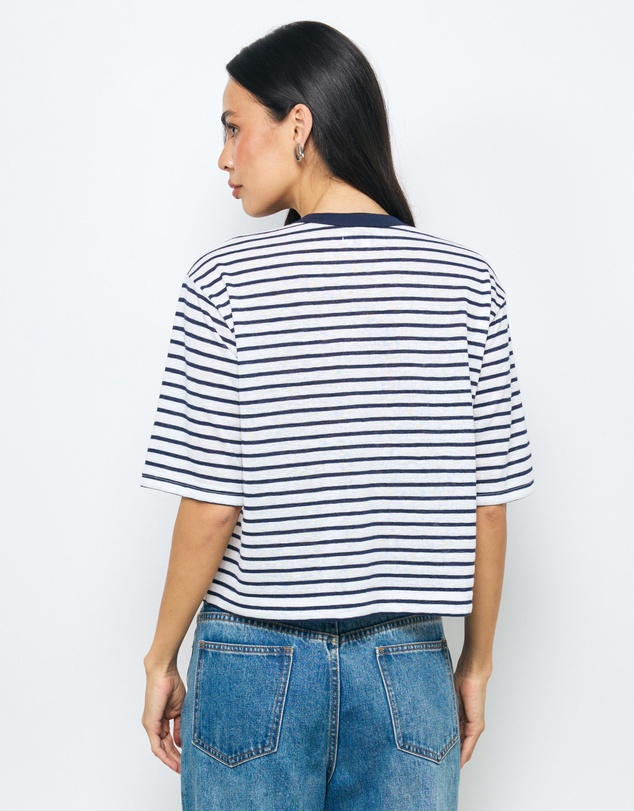 AERE - Stripe Relaxed T-Shirt