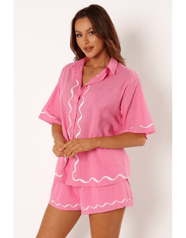 Petal & Pup - Sunshine Short Set - Pink