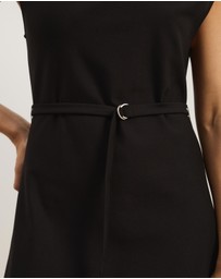 Atmos&Here - Luka Slash Neck Mini Ponte Dress
