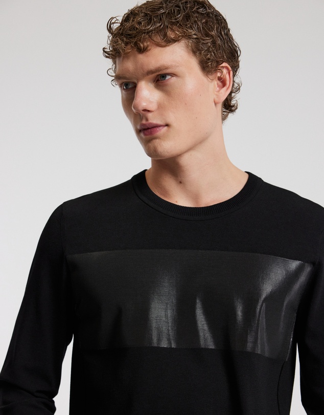 Calibre - Bonded Stripe Sweater Black