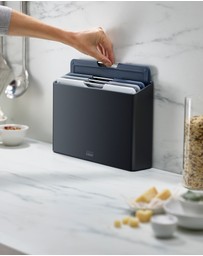 Joseph Joseph - Folio™ 4-piece Regular Chopping Board Set with Storage Case (Graphite)