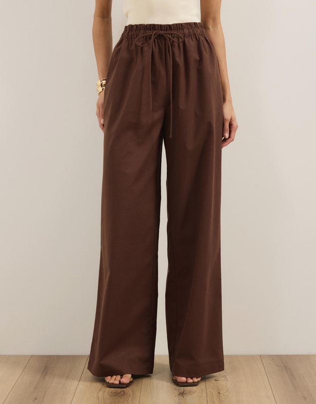 Atmos&Here - Jemma Relaxed Linen Blend Pants