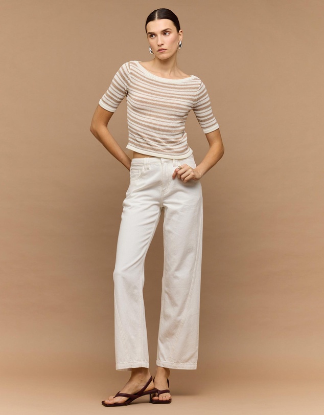 Staple the Label - Echo Stripe Knit Tee