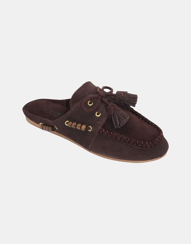 Human - Women's Kora Mule Sandal Choc Suede