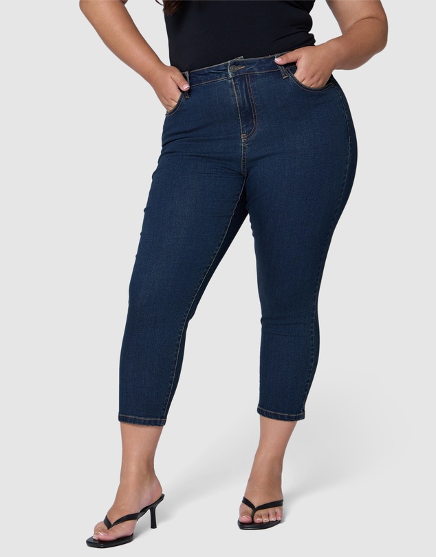 Indigo Tonic - Liv Crop Skinny Jean