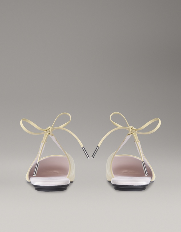 Calvin Klein - Leather Slingback Ballerinas