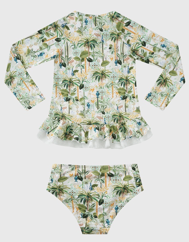Aqua Blu Kids - Madagascar Long Sleeve Rash Vest Set - Kids