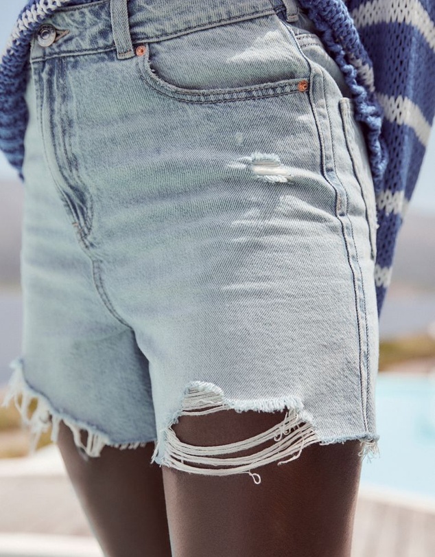 NEXT - Ripped Denim Shorts