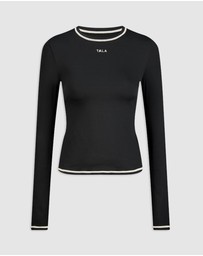 TALA - UltraLite Contrast Stitch Long Sleeve Active Top