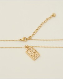 Carly Paiker - Sagittarius Star Sign Zodiac Tag Necklace