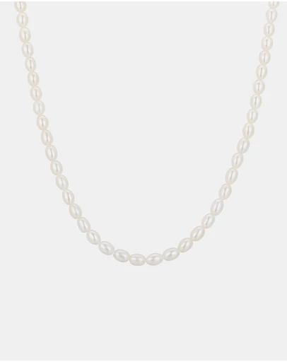 Ania Haie - Gold Pearl Beaded Necklace