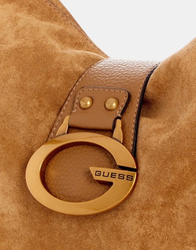 GUESS - Camden Faux-Suede Shoulder Bag