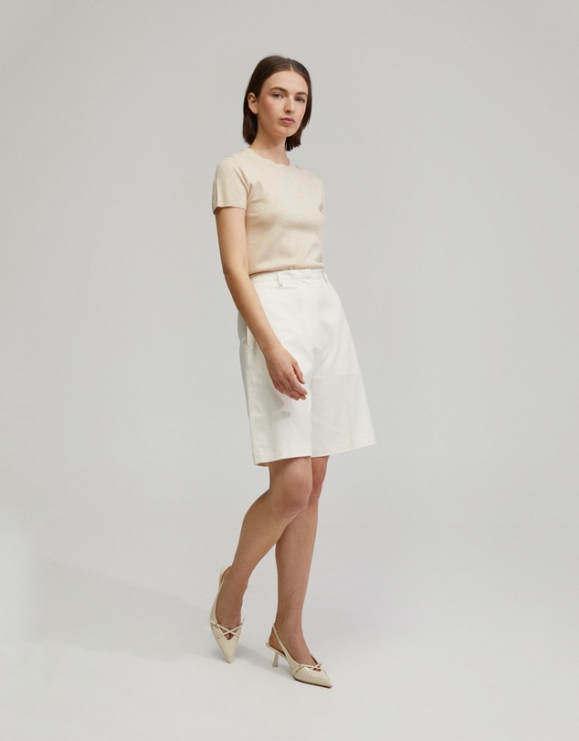 Oxford - Olivia Crop Knit Top