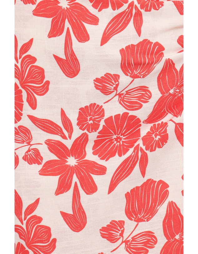 Petal & Pup - Calypso Wrap Mini Skirt - Red Floral