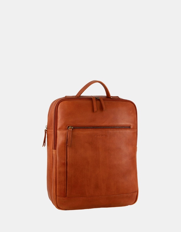 Pierre Cardin - Pierre Cardin Leather Business/Laptop Backpack