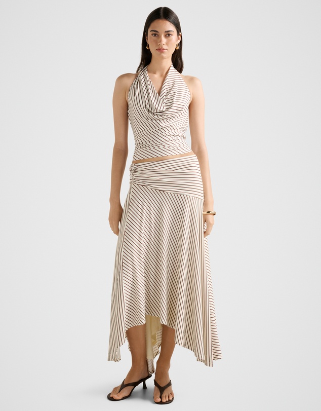 Forever New - Ariel Godet Hanky Hem Skirt