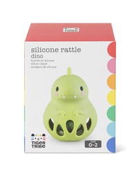 Tiger Tribe - Silicone Rattle - Dino