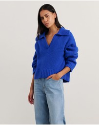 Jag - Lily Collared Knit
