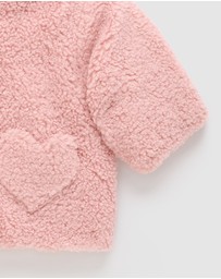 Purebaby - Shearling Padded Jacket -Kids-Babies