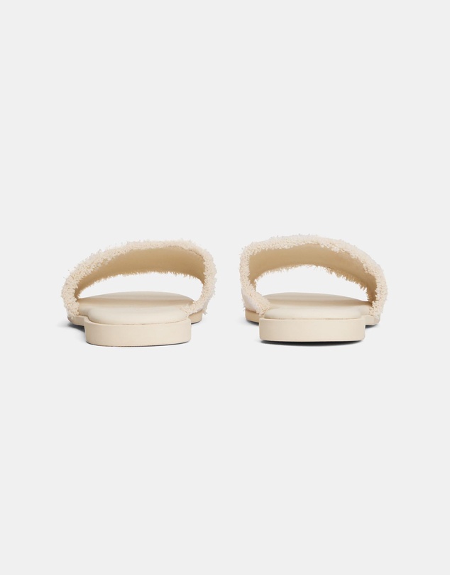 Tommy Hilfiger - Frayed Canvas Sandals - Women's