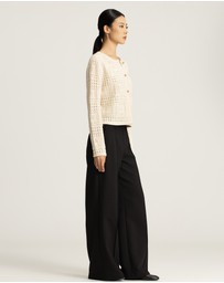 IDA+S - Thea Cashmere Crochet Cardigan