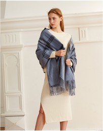 Ozwear Connection Uggs - Ugg 100% Australian Merino Wool Reversible Wrap Steel Blue