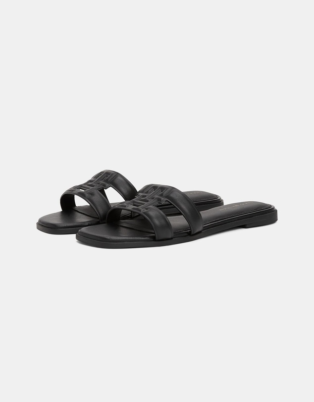 Tommy Hilfiger - Logo Strap Mules - Women's