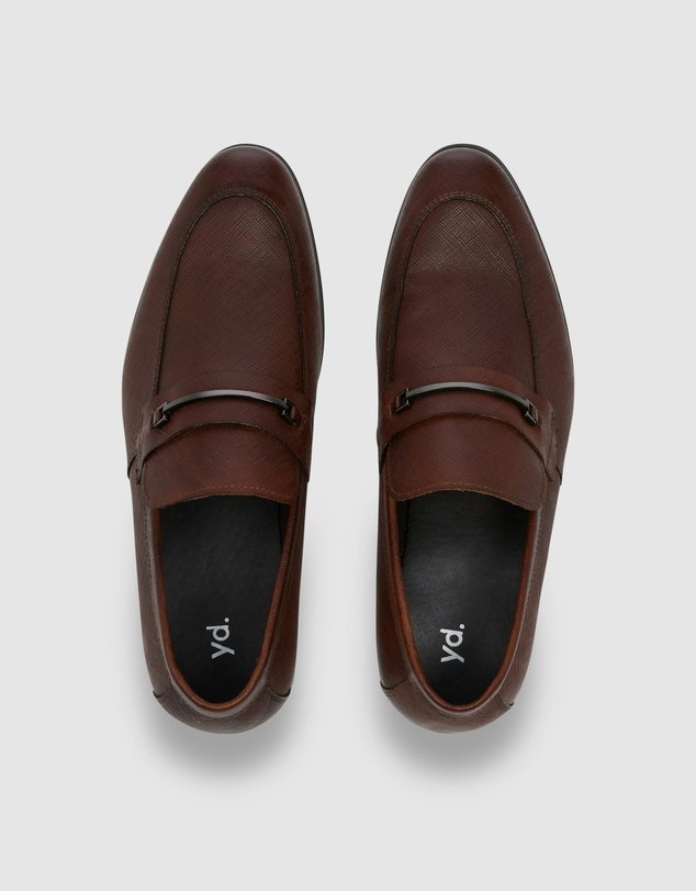yd. - Riccardo Textured Leather Loafer