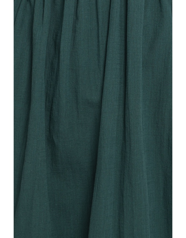 Petal & Pup - Sullivan Puff Sleeve Maxi Dress - Forest Green