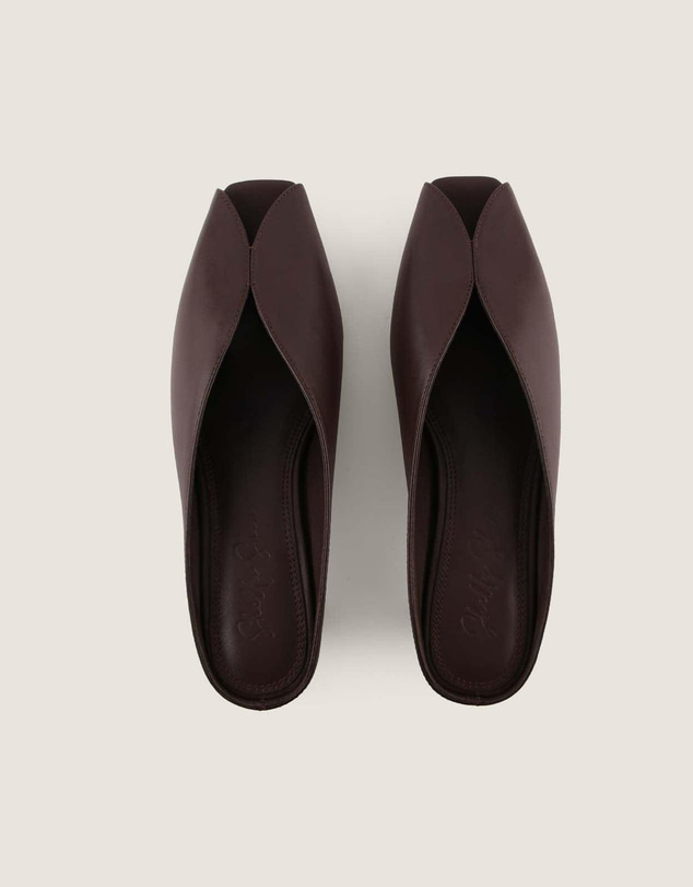 Shelly Shen - Cosmo Low Heels Brown Leather