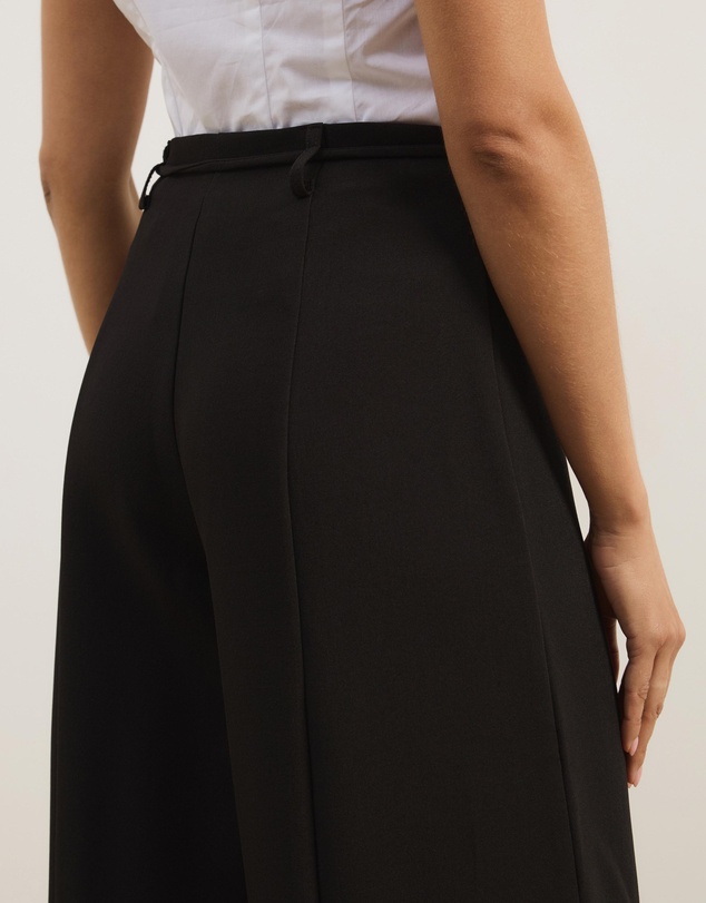 Atmos&Here - Kyra Tie Belt Tailored Pants