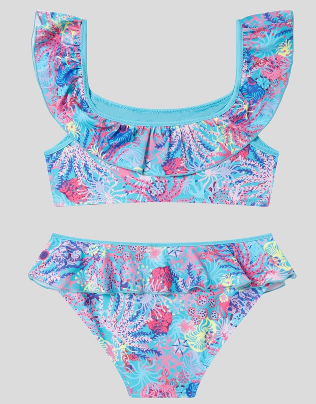 Boardies - Boardies Coral Older Girls Ruffles Bikini Set