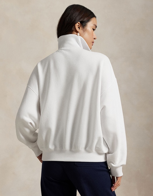 Polo Ralph Lauren - Ribbed-Trim Mock Neck Pullover
