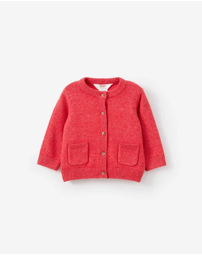 Cotton On Kids - Baby Organic Blend Knit Cardigan