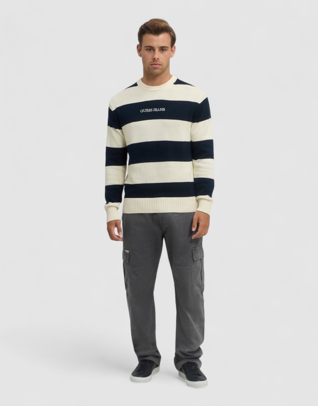 GUESS - GUESS JEANS Striped Knit Jumper