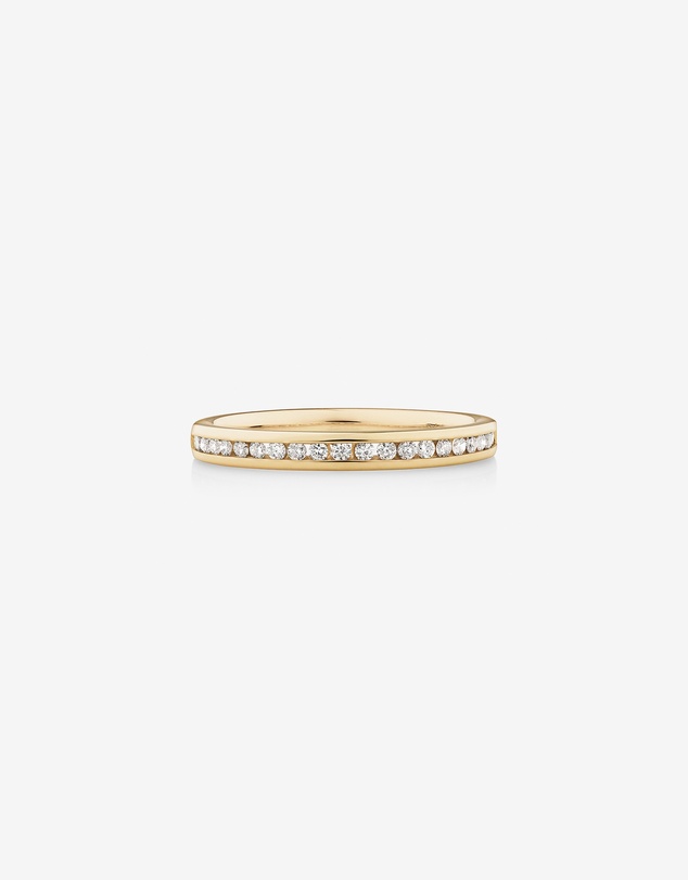 Michael Hill - Wedding Band with 0.20 Carat TW of Diamonds in 14kt Yellow Gold