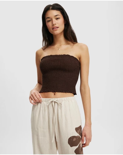 Cotton On - Alina Shirred Tube Top