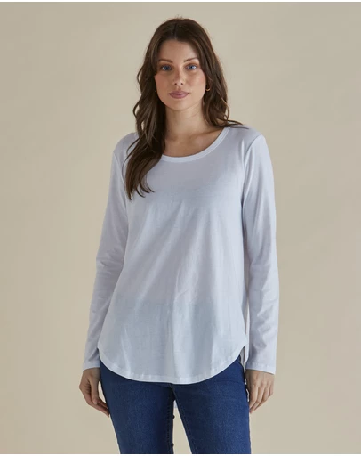 Betty Basics - Megan Long Sleeve Top