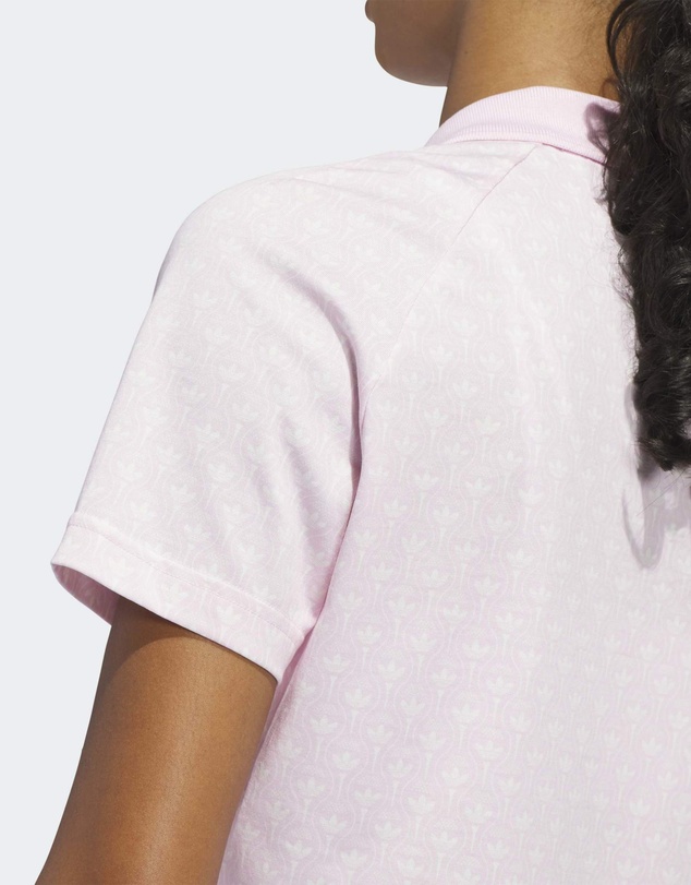 adidas Originals - Originals All Over Trefoil Polo Shirt Womens