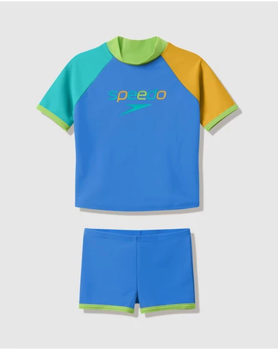 Speedo - Short Sleeve Rashguard Set - Babies-Kids